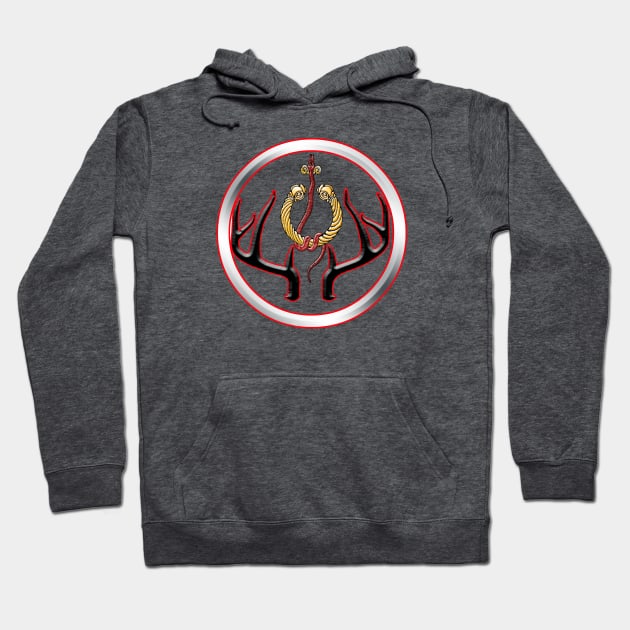 Shield of Cernunnos Hoodie by IanCorrigan